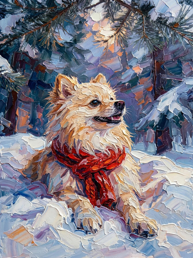 Impasto Oil Painting